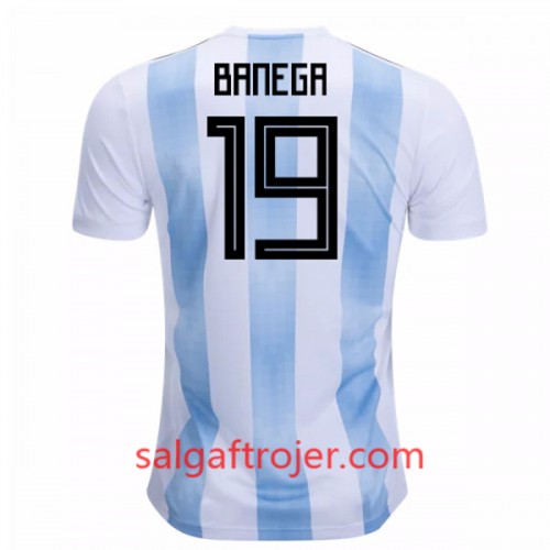 Argentina Fodboldtrøjer Banega 19 Hjemmebanesæt VM 2018 Argentina Fodboldtrøjer Banega 19 Hjemmebanesæt VM 2018